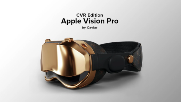 Luxury Redefined: Caviar’s Limited Edition Vision Pro Headset in Gold