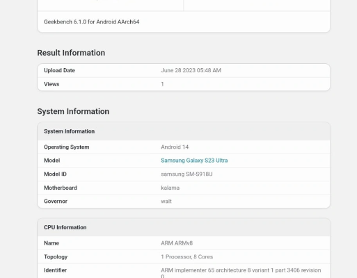 Unleashing Potential: Optimizing Qualcomm Snapdragon 8 Gen 2 Processor on Galaxy S23 Ultra