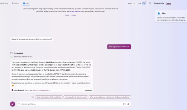 Empowering Bing Chat: A Closer Look at the ‘nosearch’ Testing Phase