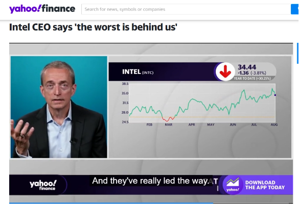 Intel’s CEO Applauds Nvidia’s Leadership in AI Domain