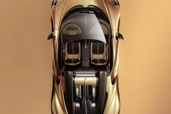 Unveiling Elegance and Power: Bugatti’s W16 Mistral Golden Edition