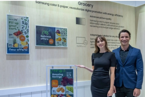 Samsung Unveils Low-Power Color E-Paper Display