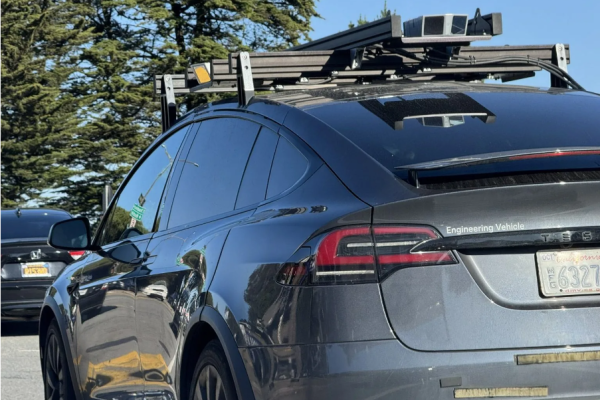 Tesla Model X Prototype Makes Waves with Lidar Integration in Surprise Test Drive