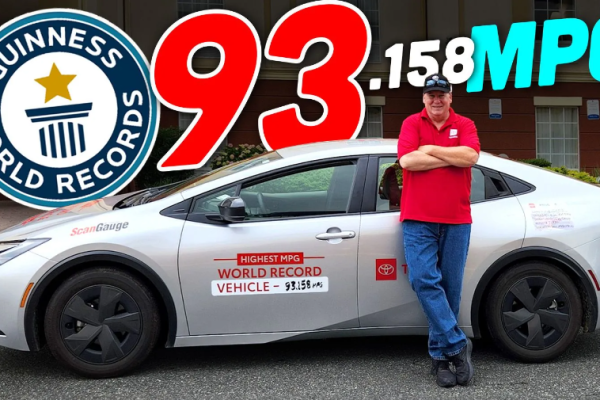 Toyota Prius Sets New Guinness Record with 2.52L/100km Fuel Efficiency