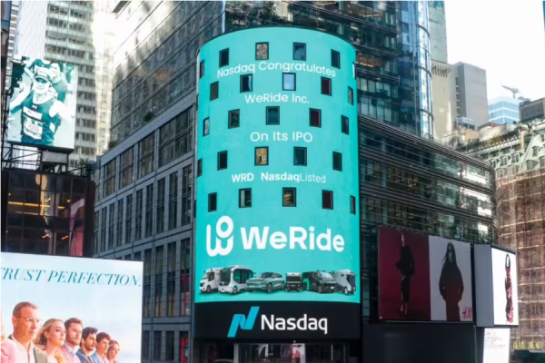 WeRide Makes Nasdaq Debut as Global Leader in General-Purpose Autonomous Driving