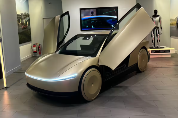 Tesla Unveils Autonomous Cybercab in London, Set for 2027 Launch