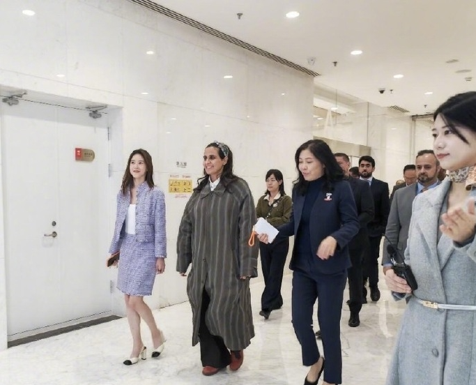 Sheikha Mayassa’s Grand Visit to JD Art Museum: Zhang Zetian & Xu Ran ...